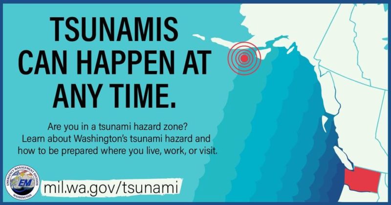 1/15/2022 Tsunami advisory cancelled for Washington